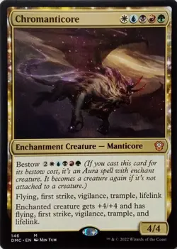 146 CHROMANTICORE MYTHIC DOMINARIA UNITED COMMANDER MTG CARD - Image 1