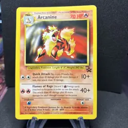 Pokemon WOTC Card - Arcanine - Black Star Promo - Non-Holo Rare - #6 - LP - Image 1