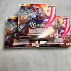 Gundam Card Game Newtype Rising GD01 Booster Box Set 3 Japanese Sealed Unopened - Image 1