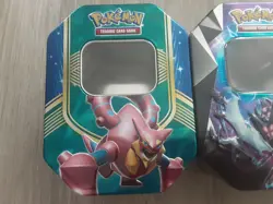Pokemon Trading Card Tin Boxes Only x 3 Volcanion, Necrozma & Eternatus - Image 2