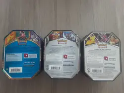 Pokemon Trading Card Tin Boxes Only x 3 Volcanion, Necrozma & Eternatus - Image 5