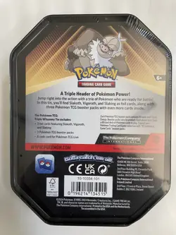 Pokemon TCG Triple Header Tins (3 foil cards, 3 booster packs, and 1 code card) - Image 2