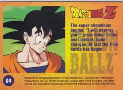 Dragonball Z Chromium card 04 2000 Bird Stud - Image 2