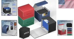Magnetic Closure Commander Deck Boxes - Perfect Organization for TCG & MTG Cards - Image 2
