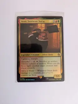 MtG Strax, Sontaran Nurse Doctor Who Magic Gathering NM/M - Image 1