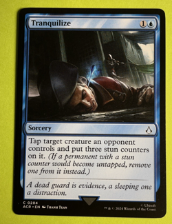 Tranquilize ACR 284 MTG NM/M Never Played - Image 1