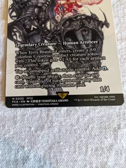Terra Branford - Urza, Lord High Artificer (Showcase) Final Fantasy MTG Amano - Image 2