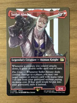 MTG Final Fantasy - Seifer Almasy - R 0389 Borderless - Image 1