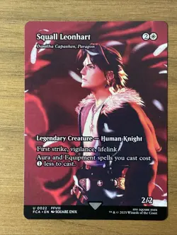 MTG Final Fantasy - Squall Leonheart - U 0022 - Borderless - Image 1