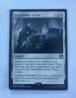 From Father To Son Final Fantasy MTG 0020 Rare - Image 1