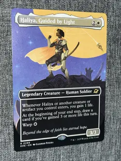 MTG Edge of Eternities BORDERLESS R Haliya, Guided by Light 0289 EOE Non Foil - Image 1