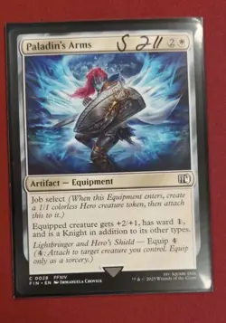 Paladin's Arms - 28 - FIN - NM - MTG Magic the Gathering - Image 1