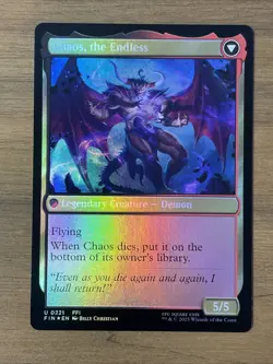 MTG Final Fantasy Chaos, the Endless/Garland, Knight of Cornelia 0221 Foil - Image 1