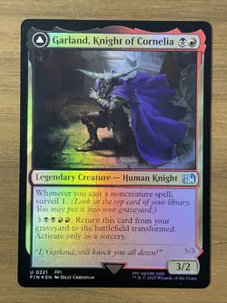 MTG Final Fantasy Chaos, the Endless/Garland, Knight of Cornelia 0221 Foil - Image 2
