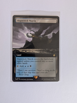MtG Shipwreck Marsh Doctor Who Magic Gathering NM/M - Image 1