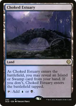 Choked Estuary - Near Mint MTG Commander 2022 Starter Decks - Image 1