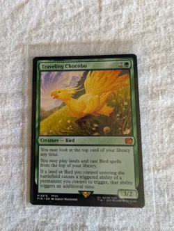 Traveling Chocobo (Regular) Non-Foil - NM Final Fantasy MTG Mythic 210 - Image 2