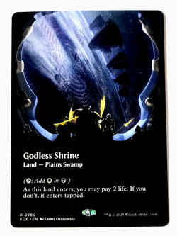 Magic The Gathering MTG: Godless Shrine-Land NF (EOE) Rare 0280 - Image 1