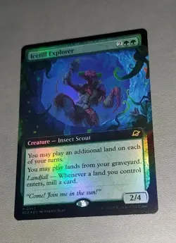 MTG - Icetill Explorer (Extended Art Foil) - Edge of Eternities NM/M Condition - Image 1