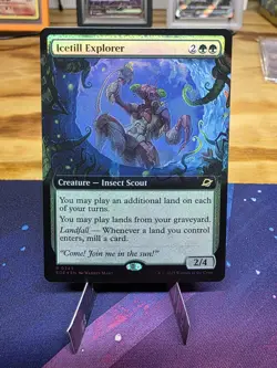 MTG - Icetill Explorer (Extended Art Foil) - Edge of Eternities NM/M Condition - Image 1