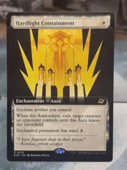 R 0319 Hardlight Containment EXTENDED ART Rare Edge of Eternities MTG EOE - Image 1