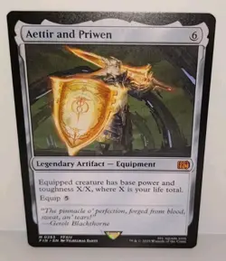 MTG Aettir and Priwen, NM English Final Fantasy Mythic Rare - Image 1