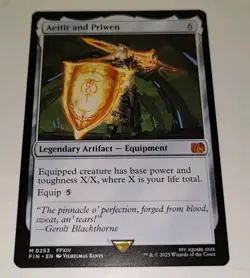 MTG Aettir and Priwen, NM English Final Fantasy Mythic Rare - Image 3
