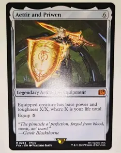 MTG Aettir and Priwen, NM English Final Fantasy Mythic Rare - Image 3