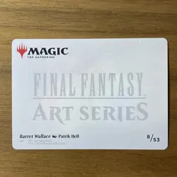 MTG Final Fantasy Art Series Barret Wallace 8/53 - Image 2