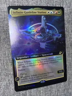 MTG Edge of Eternities FOIL R Infinite Guideline Station #0348 - Image 1