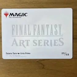 MTG Final Fantasy Art Series Tataru Taru Gold Signature Stamped 25/53 - Image 2