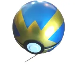 Official Pokemon TCG Ball Collector's Tin (Empty Pokeball). Pre-owned Blue, Gold - Image 1