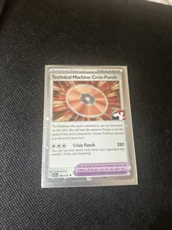 Pokemon Prize Pack Series 5 Technical Machine Crisis Punch Cosmos Holo Stamped - Image 1