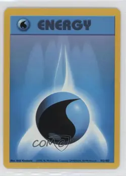 Water Energy Pokemon Base Set #102 1999 0kb5 - Image 1