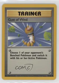 Gust of Wind Pokemon Base Set #93 1999 0kb5 - Image 1
