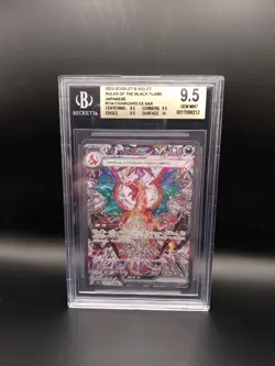 BGS 9.5 CHARIZARD #134/108 RULER OF THE BLACK FLAME SV3 JAPANESE POKEMON PSA 10 - Image 1