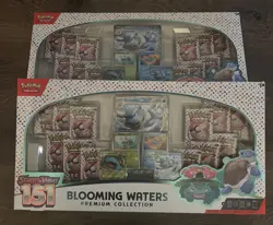Pokemon Scarlet & Violet 151 Blooming Waters Premium Collection Box x2 Sealed - Image 1