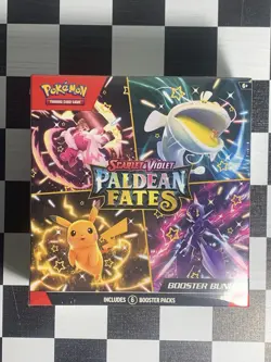 Pokemon TCG Scarlet & Violet Paldean Fates Booster Bundle Box Sealed 6 Boosters! - Image 2
