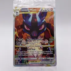 Pokemon Lucario VSTAR SWSH291 Crown Zenith Holo Black Star Promo NM SEALED - Image 1