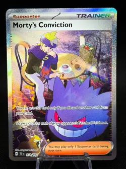 Morty’s Conviction 211 | Gengar Full Art | Temporal Forces | Pokemon | NM - Image 1