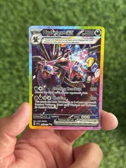 2024 Pokemon Scarlet & Violet Surging Sparks HYDREIGON EX SIR #240/191! - Image 1