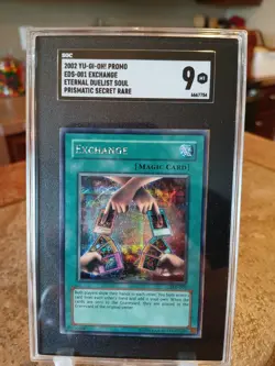 Yugioh Exchange EDS-001 SGC 9 Eternal Duelist Soul Prismatic (Case Sctraching) - Image 1