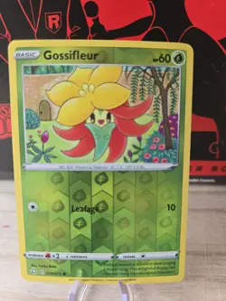 014/072 GOSSIFLEUR REVERSE HOLO SHINING FATES POKEMON CARD - Image 1