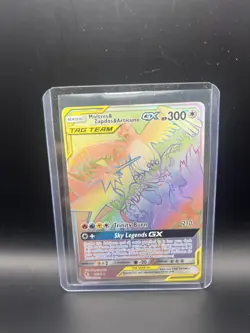 Moltres Zapdos Articuno GX - 69/68 - Full Art Hidden Fates - Pokemon Card - NM - Image 1