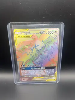 Moltres Zapdos Articuno GX - 69/68 - Full Art Hidden Fates - Pokemon Card - NM - Image 4