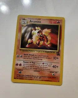 Arcanine Pokemon Card 6 Black Star Promo WOTC TCG CCG - Image 2