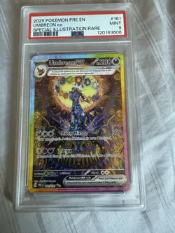 Pokemon Umbreon EX TCG Prismatic Evolutions Holo Card 161/131 - Image 1