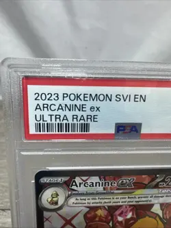 Pokemon TCG Arcanine ex 224/198 Scarlet & Violet Base Ultra Rare Card - PSA 10 - Image 3