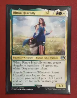 U 0237 Rinoa Heartilly FFVIII Human Rebel Uncommon Final Fantasy NM Card MTG - Image 1