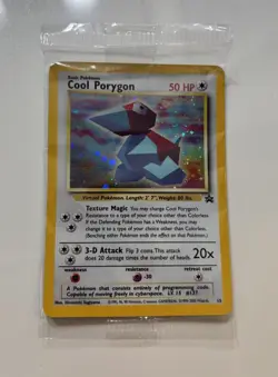Pokemon Card Cool Porygon 15 Holo Black Star Promo Sealed TCG CCG - Image 2